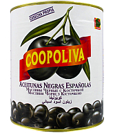 Ձիթապտուղ սև՝ կորիզով «Coopoliva» 3կգ