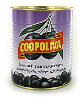 Ձիթապտուղ սև՝ առանց կորիզ «Coopoliva» 850գ 
