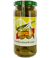 Ձիթապտուղ կանաչ՝ կիտրոնով «Coopoliva» 244գ 