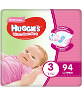 Տակդիրներ «Huggies Ultra Comfort» N3 5-9կգ 94հատ