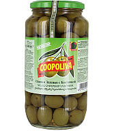 Ձիթապտուղ կանաչ՝ կորիզով «Coopoliva» 935գ 