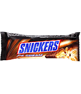 Պաղպաղակ սերուցքային «Snickers» 48գ